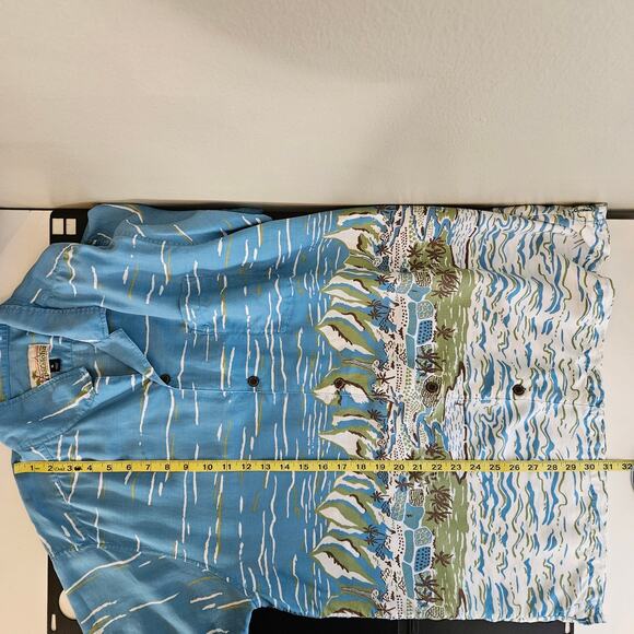 Patagonia Pataloha Hawaiian Shirt Tropical Button-Up | Men's XL | FLAWS - Picture 7 of 16